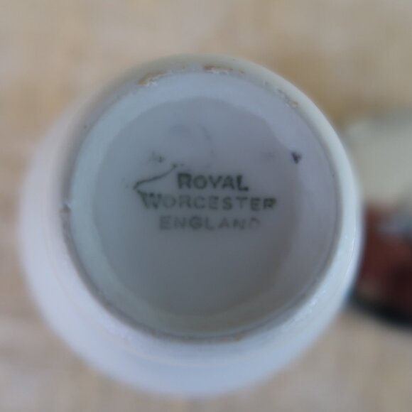 Vintage Royal Worcester Egg Coddler Bird Pattern Made in England - Picture 5 of 7